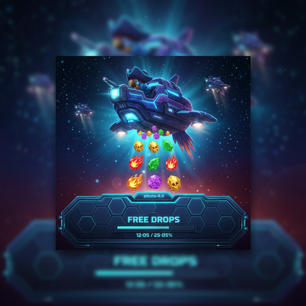 Bonus game con free drops in Pirots 4