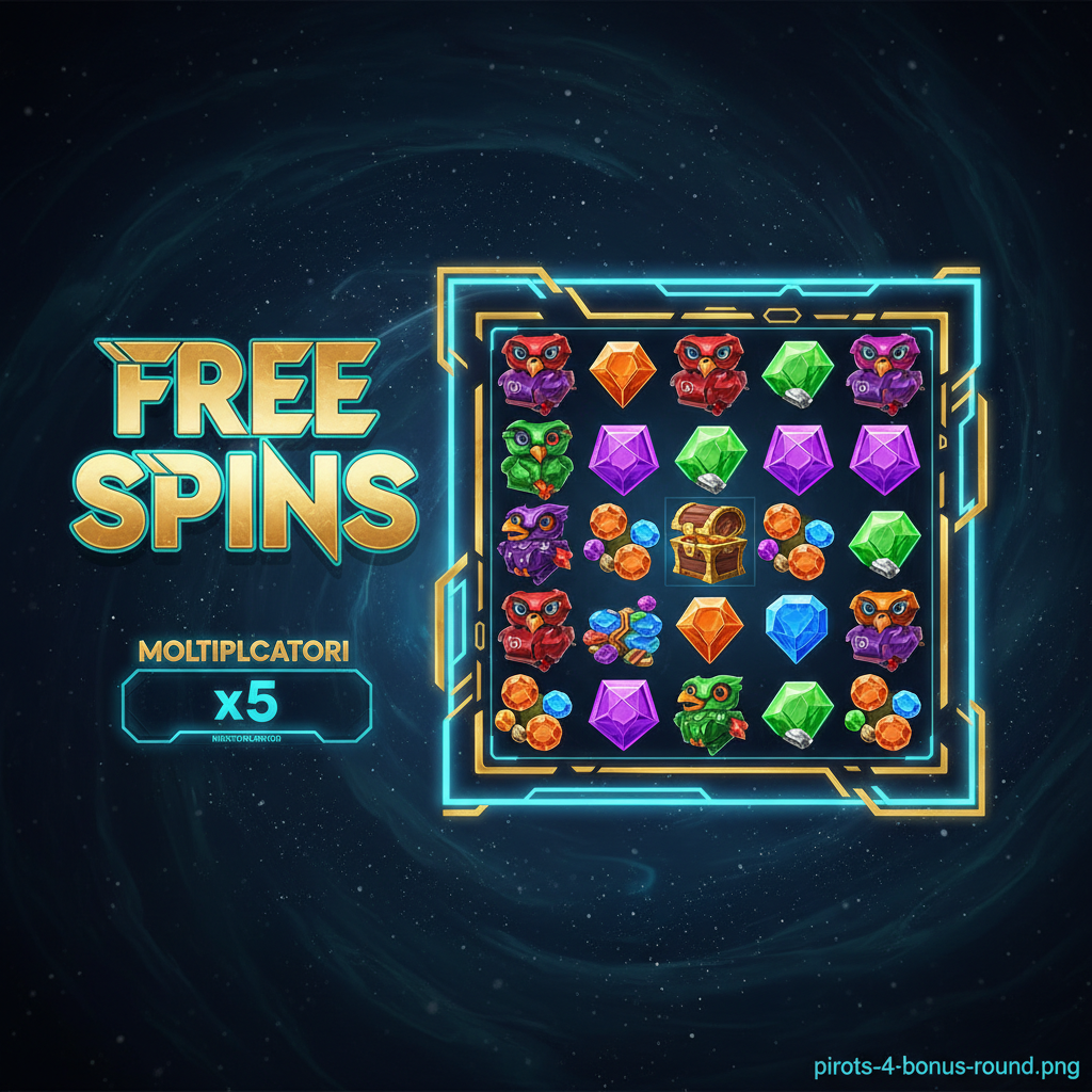 Pirots 4 bonus round — free spins e moltiplicatori