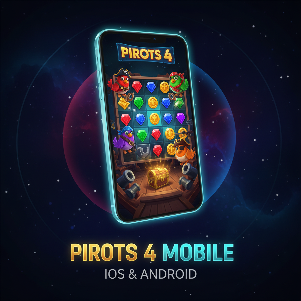 Pirots 4 su schermo di smartphone — versione mobile per l'Italia