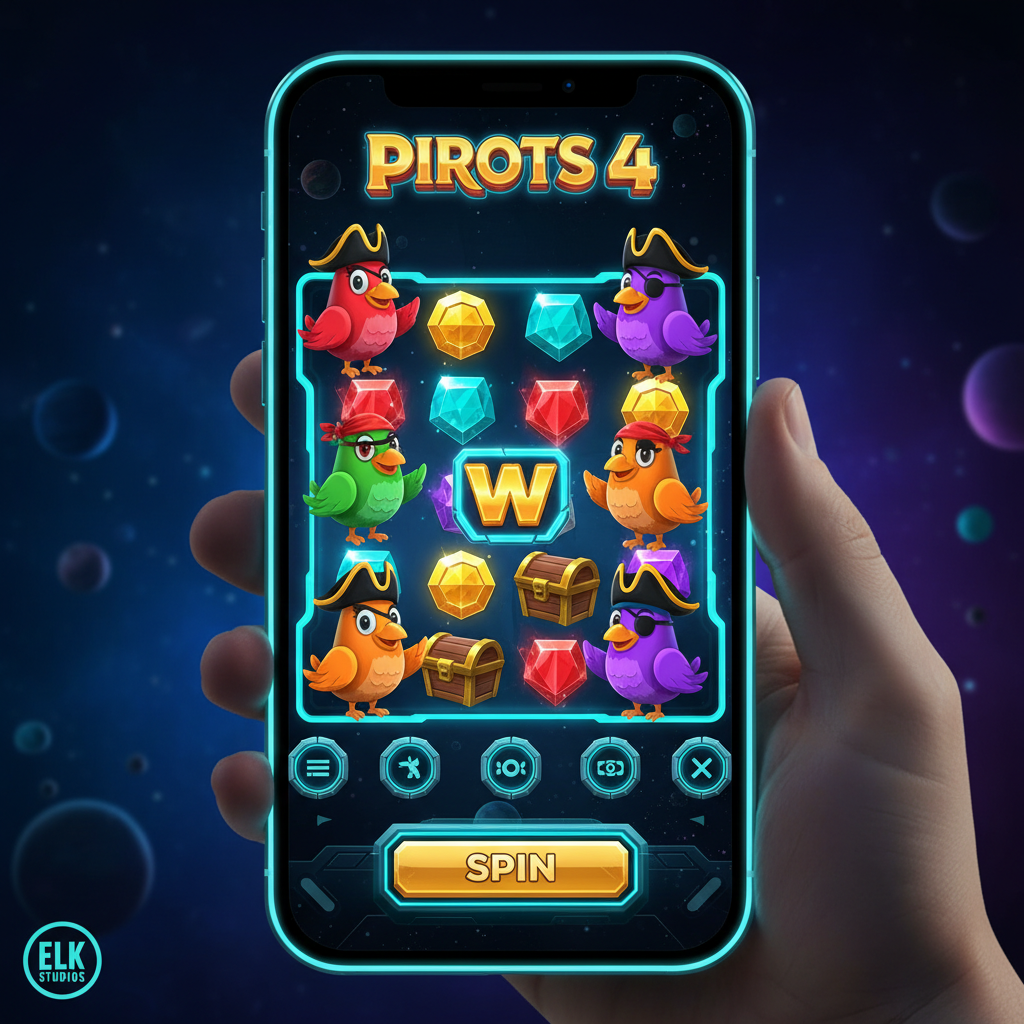 Pirots 4 — schermata principale su smartphone